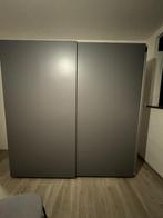Pax kledingkast donkergrijs, Huis en Inrichting, Kasten | Kleerkasten, Ophalen, 200 cm of meer, Zo goed als nieuw, 200 cm of meer