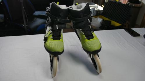 Rollerblade Macroblade 110 3WD + bescherming maat L, Sport en Fitness, Skeelers, Zo goed als nieuw, Overige typen, Overige merken