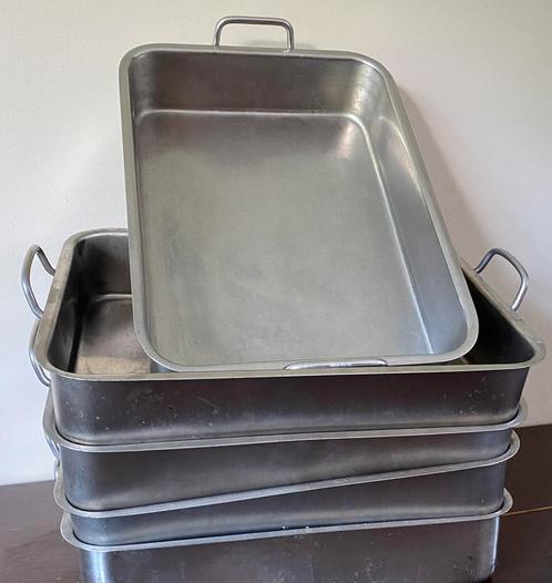 5 standaard braadschalen, Huis en Inrichting, Keuken | Potten en Pannen, Gebruikt, Ophalen