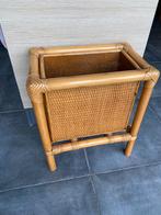Vintage rotan plantenbak, Tuin en Terras, Bloembakken en Plantenbakken, Ophalen