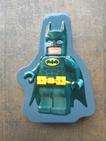 Lego Batman & Robin Tin Storage Box (zie foto's), Enlèvement ou Envoi, Utilisé, Lego