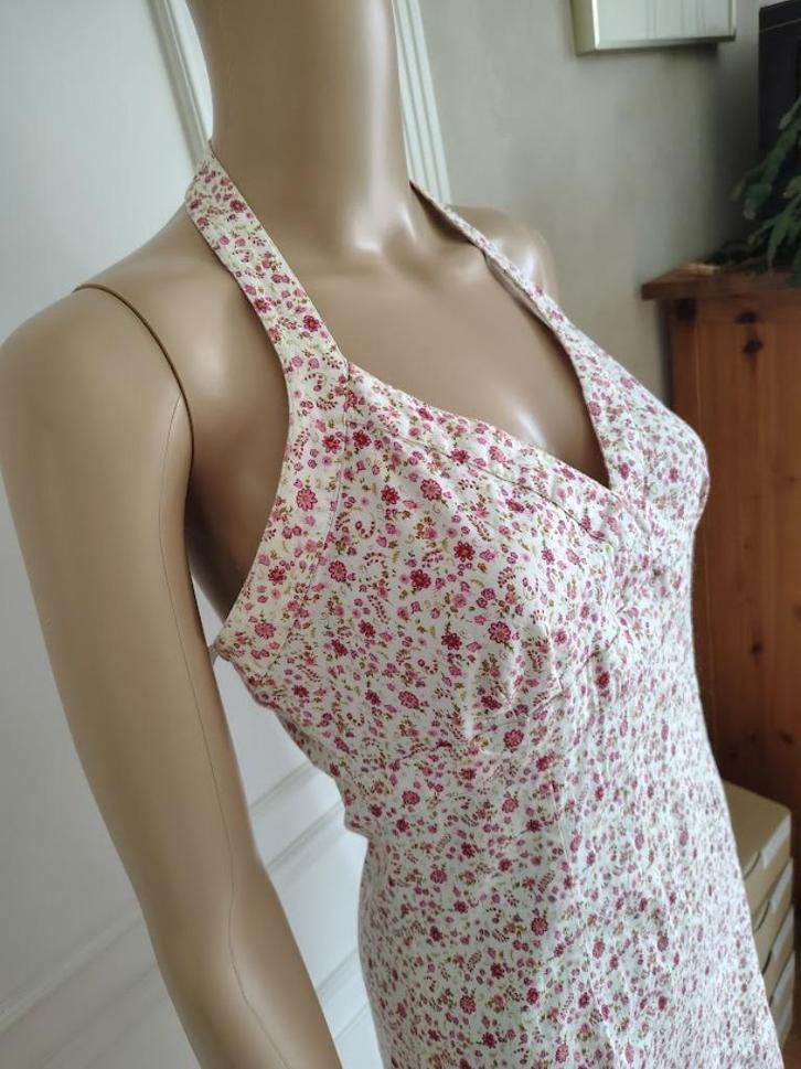 leuk halter kleedje, Kleding | Dames, Jurken, Zo goed als nieuw, Maat 38/40 (M), Boven de knie, Verzenden