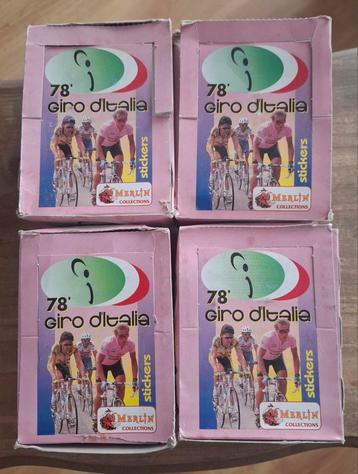 Genre: panini merlin giro 4 dozen 200 zakjes jaar 1995 beschikbaar voor biedingen