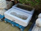 Belgische blauwstenen tanks of troggen, zie foto's, Tuin en Terras, Ophalen, Tuin, Steen, Gebruikt