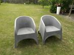 2 design tuinzetels, Ophalen, Zo goed als nieuw, Stapelbaar