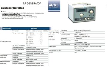 Générateur HF MCP HG-1500D, Enlèvement ou Envoi, Comme neuf