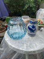 Vase en verre et cruche en grès, Enlèvement, Comme neuf