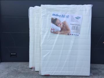 (246) Lot nieuwe matrassen Melina met 70% korting beschikbaar voor biedingen
