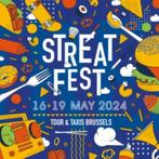 tickets StrEat Festival - 16/5 Tour & Taxis Bruxelles, Tickets & Billets, Événements & Festivals, Trois personnes ou plus