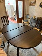 Eetplaats tafel 4 tot 6 personen. 6 stoelen inbegrepen., Huis en Inrichting, Gebruikt, Ophalen of Verzenden, Vijf personen of meer