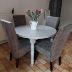 Table grise en gros bois neuve., Maison & Meubles, Tables | Tables à manger, Enlèvement, Neuf