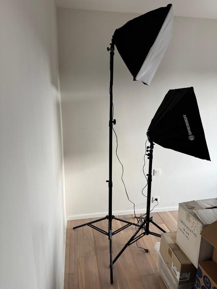 Daglicht set Bresser fotografie, Audio, Tv en Foto, Fotografie | Fotostudio en Toebehoren, Zo goed als nieuw, Lamp of Flitsset