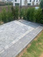 Grijze betonklinkers, Tuin en Terras, Tegels en Klinkers, Ophalen, 5 tot 10 m², Zo goed als nieuw, Beton