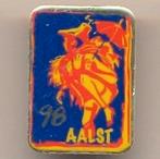 Carnaval pin Aalst carnaval 1998, Verzamelen, Speldjes, Pins en Buttons, Ophalen of Verzenden