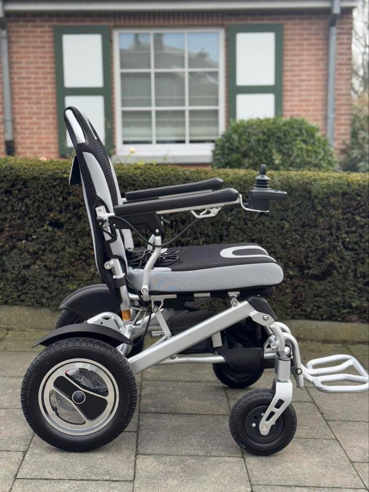 Opvouwbare Plooibare elektrische rolstoel nieuwstaat, Diversen, Rolstoelen, Zo goed als nieuw, Elektrische rolstoel, Inklapbaar