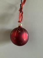Kerstbal breekbaar rood goud 11stuks, Diversen, Kerst, Ophalen, Zo goed als nieuw