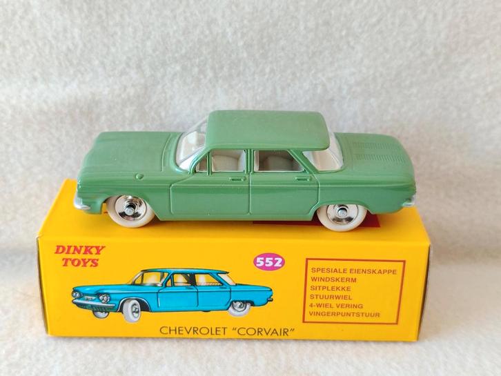 Zeldzaam! Dinky Atlas_ Chevrolet Corvair _Kerst 2014_ref 552, Hobby en Vrije tijd, Modelauto's | 1:43, Zo goed als nieuw, Auto