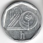 Tsjechië : 20 Haleru 1995  KM#2.1  Ref 11570, Ophalen of Verzenden, Overige landen, Losse munt