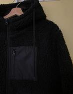 Zwarte teddy jas met een capuchon, Vêtements | Femmes, Vestes | Hiver, Taille 38/40 (M), Zalando, Enlèvement, Porté