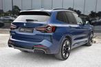 BMW iX3 80 kWh M-Pack PANO HUD HARMAN KARDON AHK (bj 2022), Auto's, BMW, Automaat, Zwart, 80 kWh, Blauw