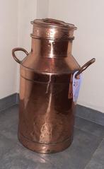 Kopperen melkkit, Ophalen, Koper