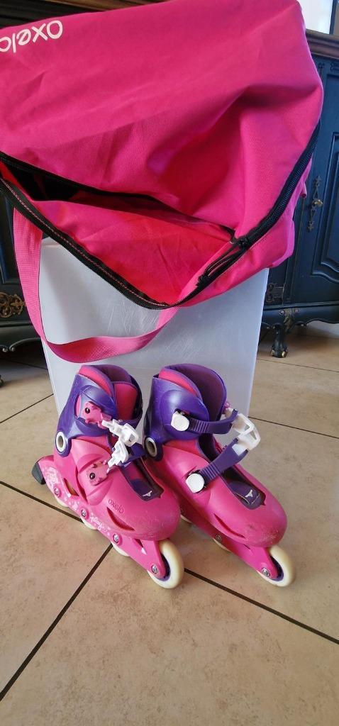 Oxelo Play 3 kinderskates maat 32-34, Sport en Fitness, Skeelers, Gebruikt, Inline skates 4 wielen, Kinderen, Ophalen