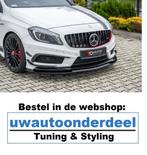 Maxton Design Mercedes A45 AMG Coupe Spoiler Lip Splitter, Nieuw, Ophalen of Verzenden