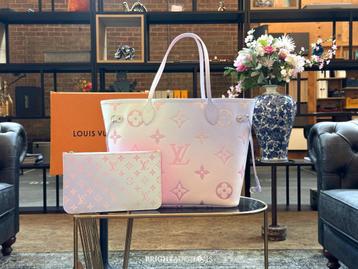 1. Louis Vuitton Neverfull MM – Sunrise Pastel (M46077), Handtassen en Accessoires, Tassen | Damestassen, Ophalen, Overige kleuren