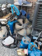 Zwembad warmtewisselaar en ventilators, Ophalen