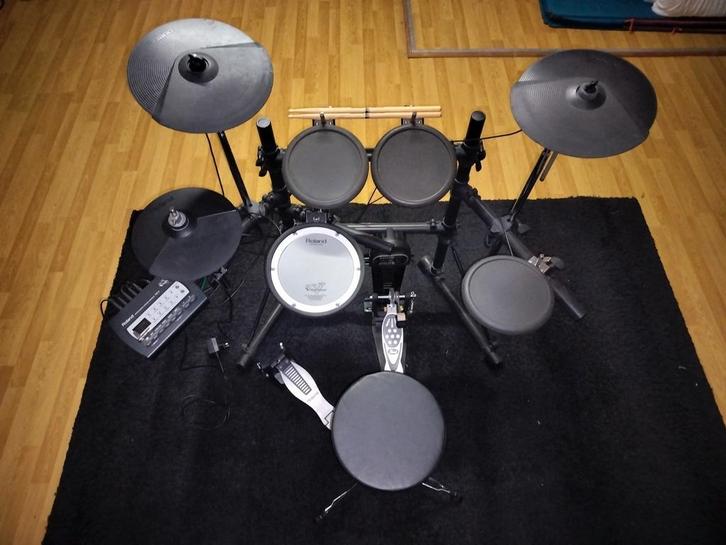 Roland V-drum TD-3 e-drum, Muziek en Instrumenten, Drumstellen en Slagwerk, Gebruikt, Roland, Elektronisch, Ophalen