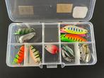 Forel kunstaas spoons - 17 stuks + opbergdoos, Ophalen, Zo goed als nieuw, Kunstaas