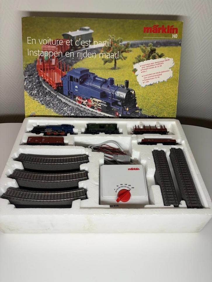 Märklin 29177 - Startset met stoomlocomotief en 4 wagons, Hobby en Vrije tijd, Modeltreinen | H0, Rails, Wisselstroom, Märklin