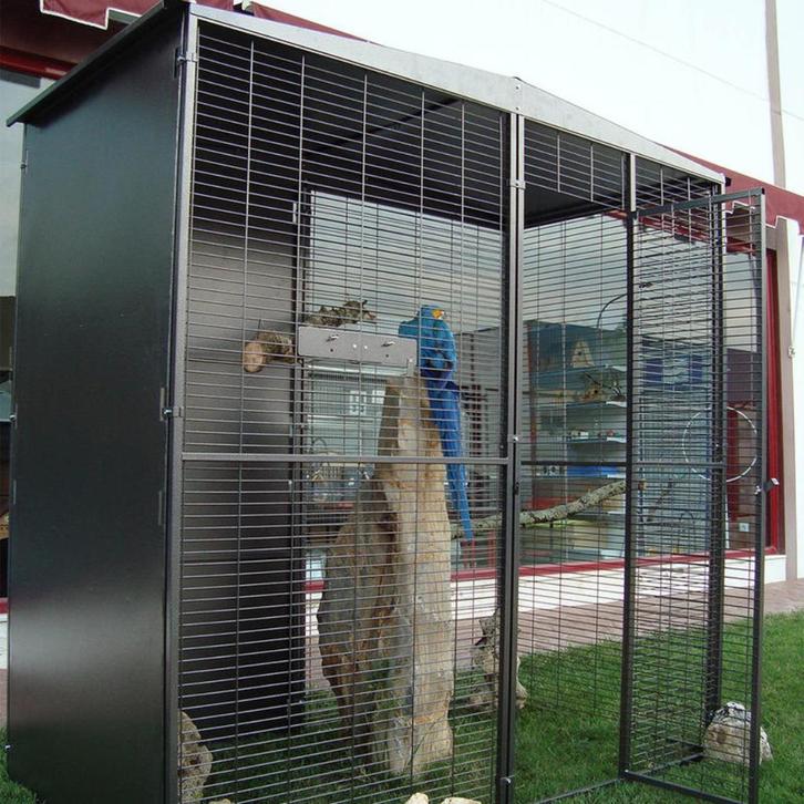 Volière de jardin 2x1x2 m cage ara cage perroquet amazon, Dieren en Toebehoren, Vogels | Hokken en Kooien, Nieuw, Volière, Metaal