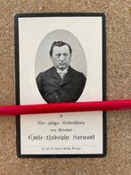 BIDPRENTJE dhr Emile Rudolphe SURMONT  Zillebeke 19/9/1848, Verzamelen, Bidprentjes en Rouwkaarten, Ophalen of Verzenden, Bidprentje