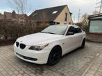 BMW E60 2009 Euro5 White Pearl/Black Roof, Auto's, BMW, Euro 5, Achterwielaandrijving, Wit, Leder