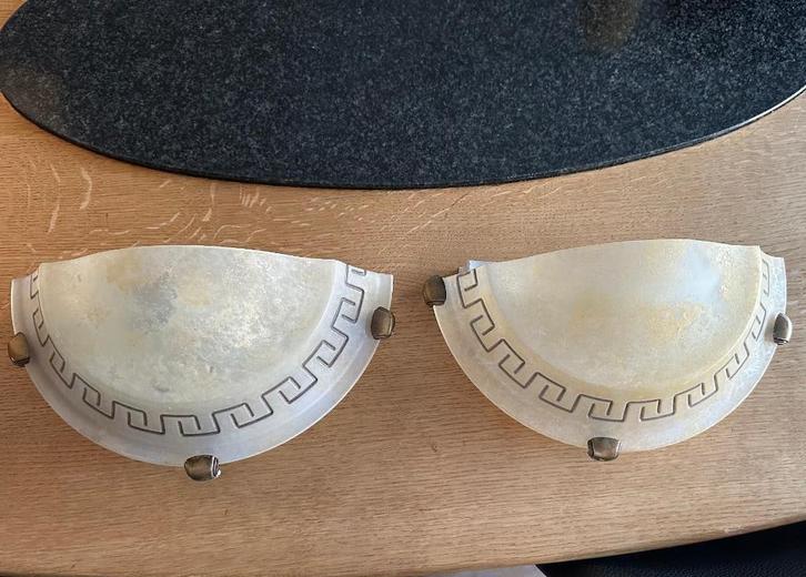 licht wandarmaturen Palazzo, Huis en Inrichting, Lampen | Wandlampen, Gebruikt, Glas, Ophalen