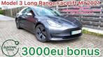 Tesla Model 3 Long Range* facelift MY21* 3000eu premie, Auto's, Tesla, Te koop, Zilver of Grijs, Berline, 0 kg