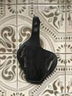 Zwart lederen holster, Ophalen of Verzenden, Rijkswacht, Overige typen