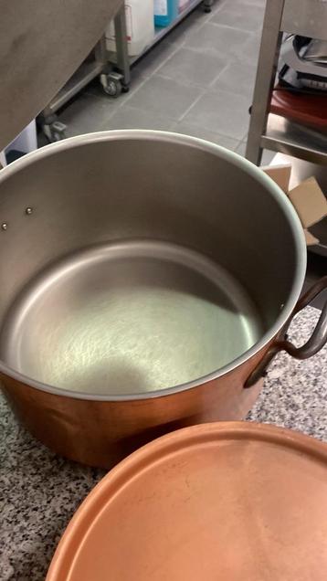FALK kookpotten -pannen -sauspannen -wok    koper/inox  beschikbaar voor biedingen