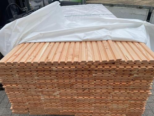 Douglas Rhombusprofielplank triple 2.1x14 x250/300 cm, Tuin en Terras, Palen, Balken en Planken, Nieuw, Balken, Ophalen