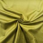 Duurzame stof Satijn Velours Bos groen, Verzenden, 120 cm of meer, Nieuw, Groen