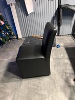 6x Eetkamerstoel, Maison & Meubles, Chaises, Synthétique, Enlèvement, Noir, Cinq, Six Chaises ou plus