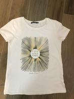ecru t-shirt van Mystery Jane ta S/M, Kleding | Dames, T-shirts, Wit, Ophalen of Verzenden, Zo goed als nieuw, Korte mouw