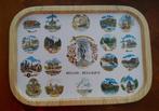 Vintage opdienschotel met Casino Middelkerke ipv SILT, Ophalen of Verzenden, Gebruikt, Rechthoekig, Metaal