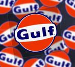 GULF Vinyl Auto Scooter Motor embleem Decal Sticker, Verzamelen, Verzenden, Nieuw