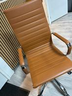 Breau stoel cognac kleur, Huis en Inrichting, Ophalen of Verzenden, Zo goed als nieuw