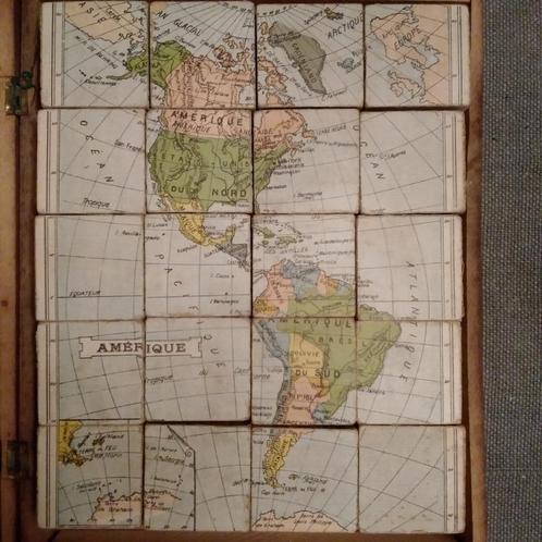 Zeldzame antieke blokken doos/cubes, Antiek en Kunst, Curiosa en Brocante, Verzenden
