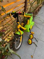 Kinderfiets btwin 14 inch eerste fiets, Fietsen en Brommers, Ophalen, Zijwieltjes, Gebruikt, Minder dan 16 inch