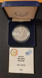 5 écus Albert II - Verenigde Naties - 1995, Setje, Zilver, Ophalen of Verzenden, Zilver