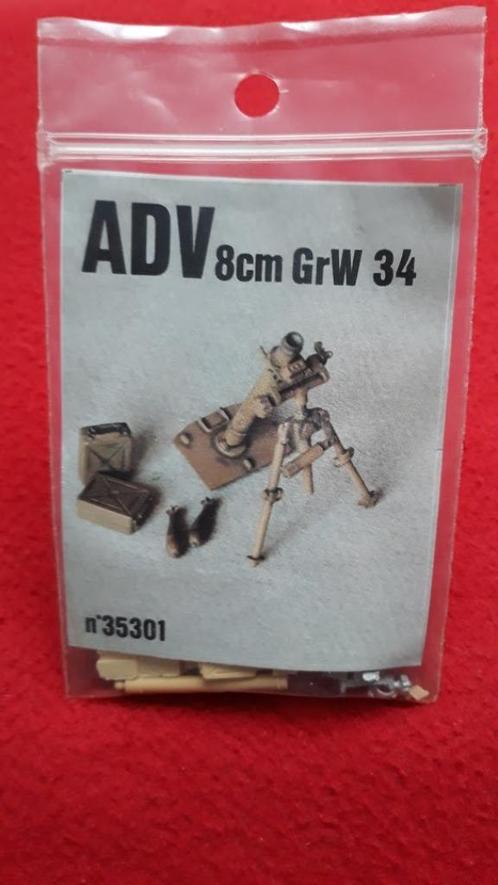 ADV Nr.35301 : 8cm GrW 34 1/35, Hobby en Vrije tijd, Modelbouw | Figuren en Diorama's, Zo goed als nieuw, Diorama, 1:35 tot 1:50